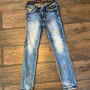 Rock Revival jeans , size 27 , Clove , mid-rise straight